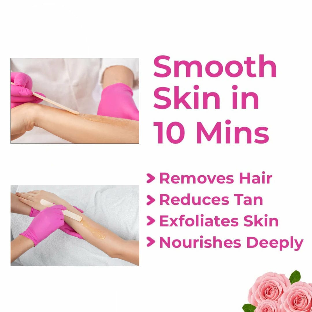 Hair removal powder, Wax powder, Painless wax, Body wax
