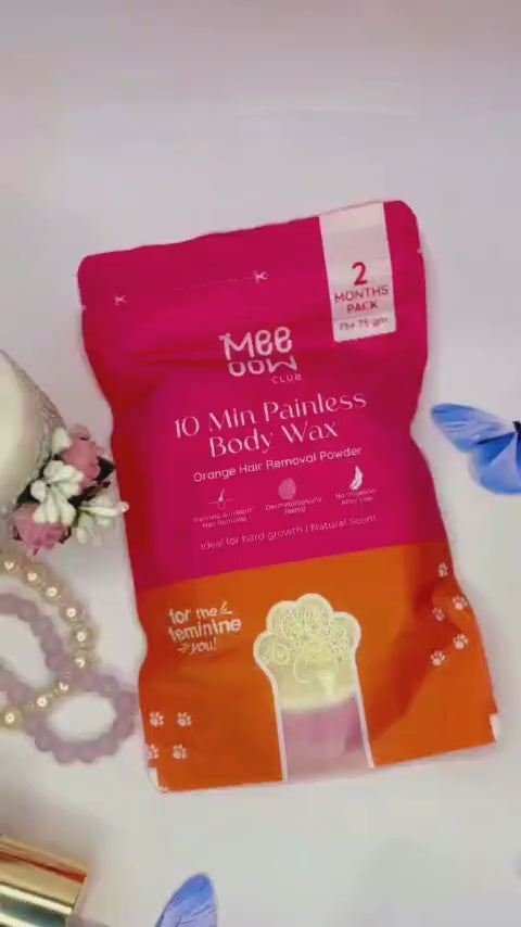 Hair removal powder, Wax powder, Painless wax, Body wax